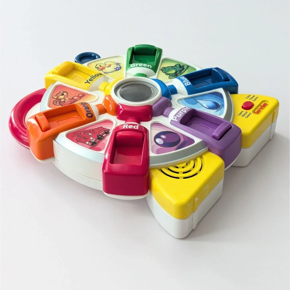 Mattel 2002 See N' Say Learn Color Game Toy Talks Light Up Works! See Video